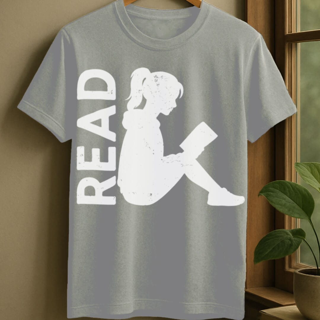 Sport Grey / S Read silhouette t-shirt