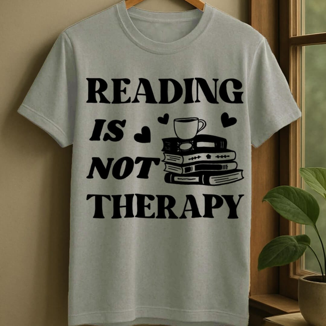 Sport Grey / S Reading isn't therapy t-shirt