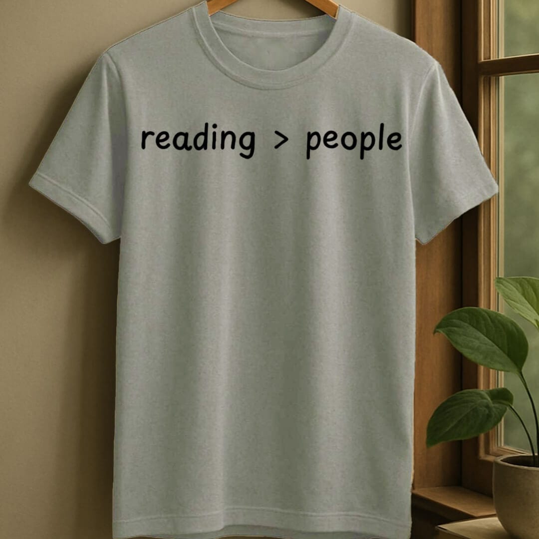 Sport Grey / S Reading over people t-shirt