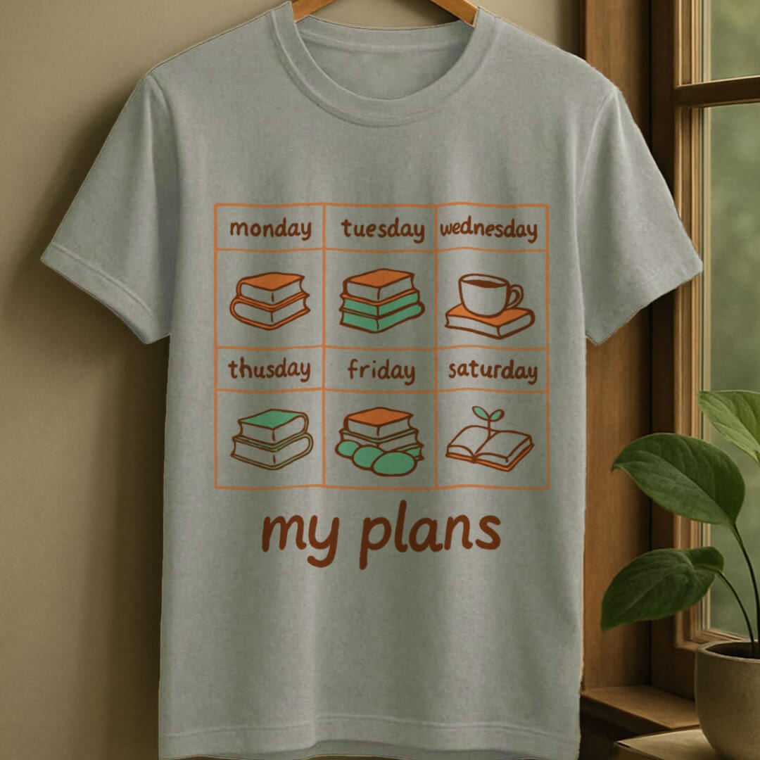 Sport Grey / S Reading plans t-shirt