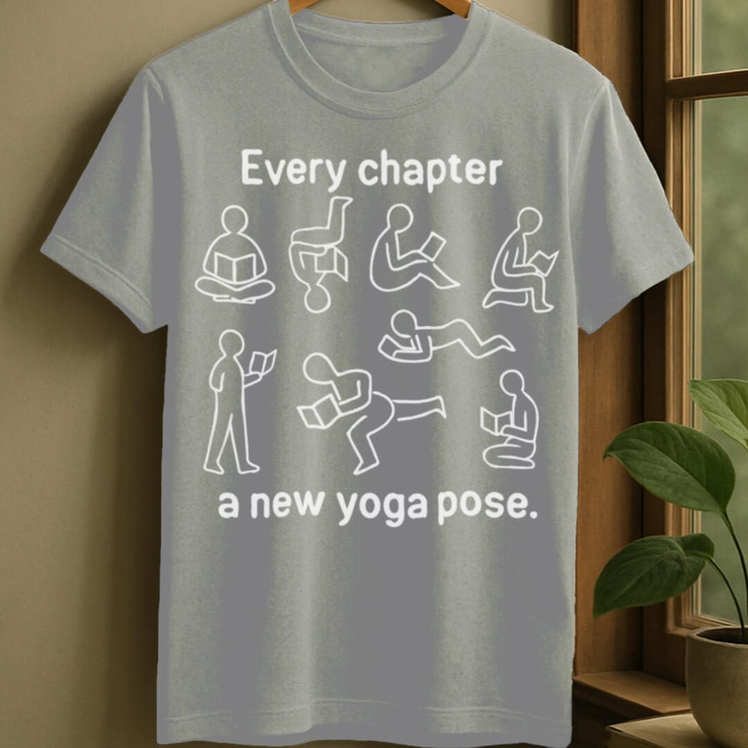 Sport Grey / S Reading poses t-shirt