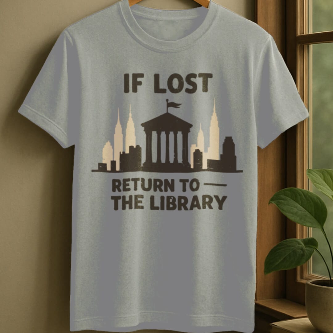Sport Grey / S Return to library t-shirt