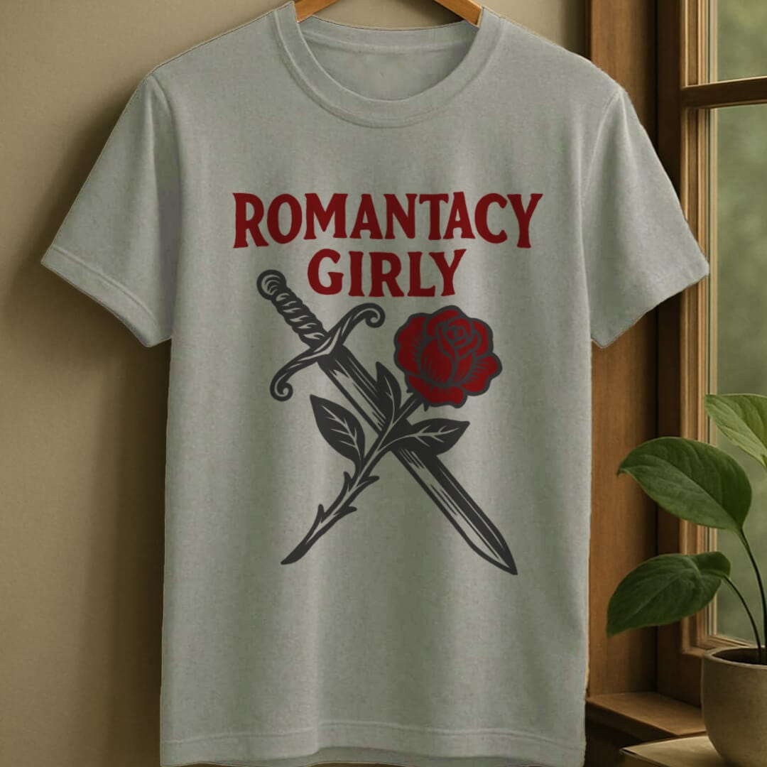 Sport Grey / S Romantacy girly t-shirt