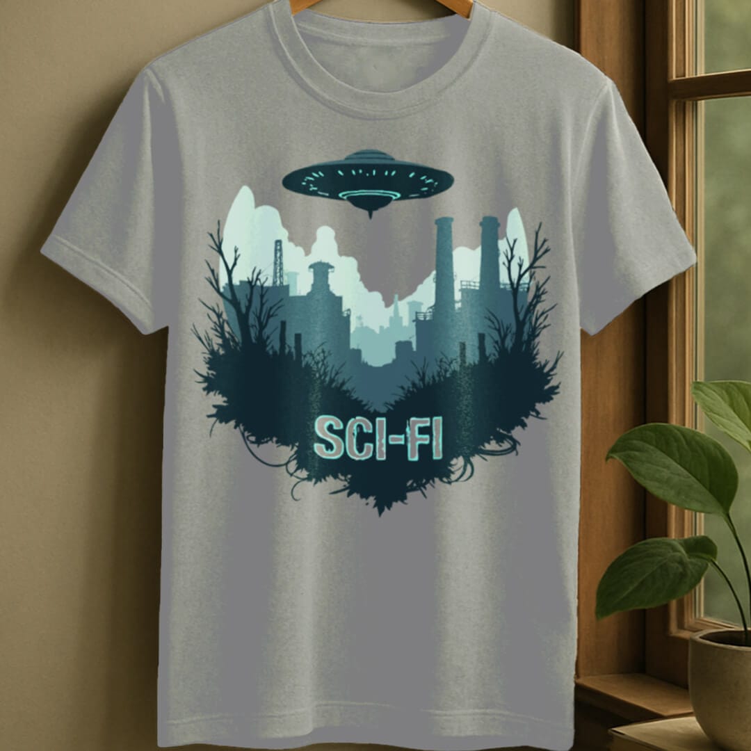 Sport Grey / S Sci-fi t-shirt