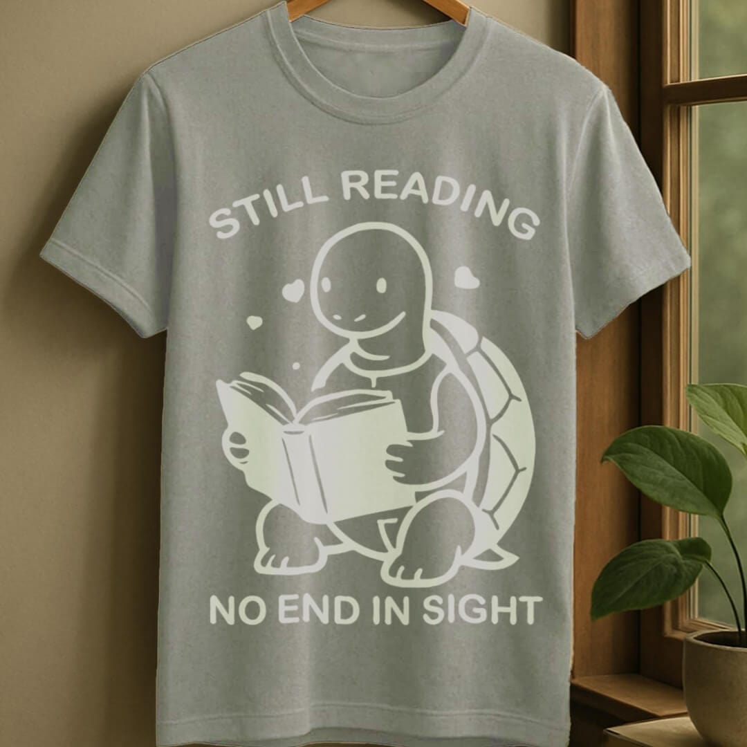 Sport Grey / S Slow reader t-shirt