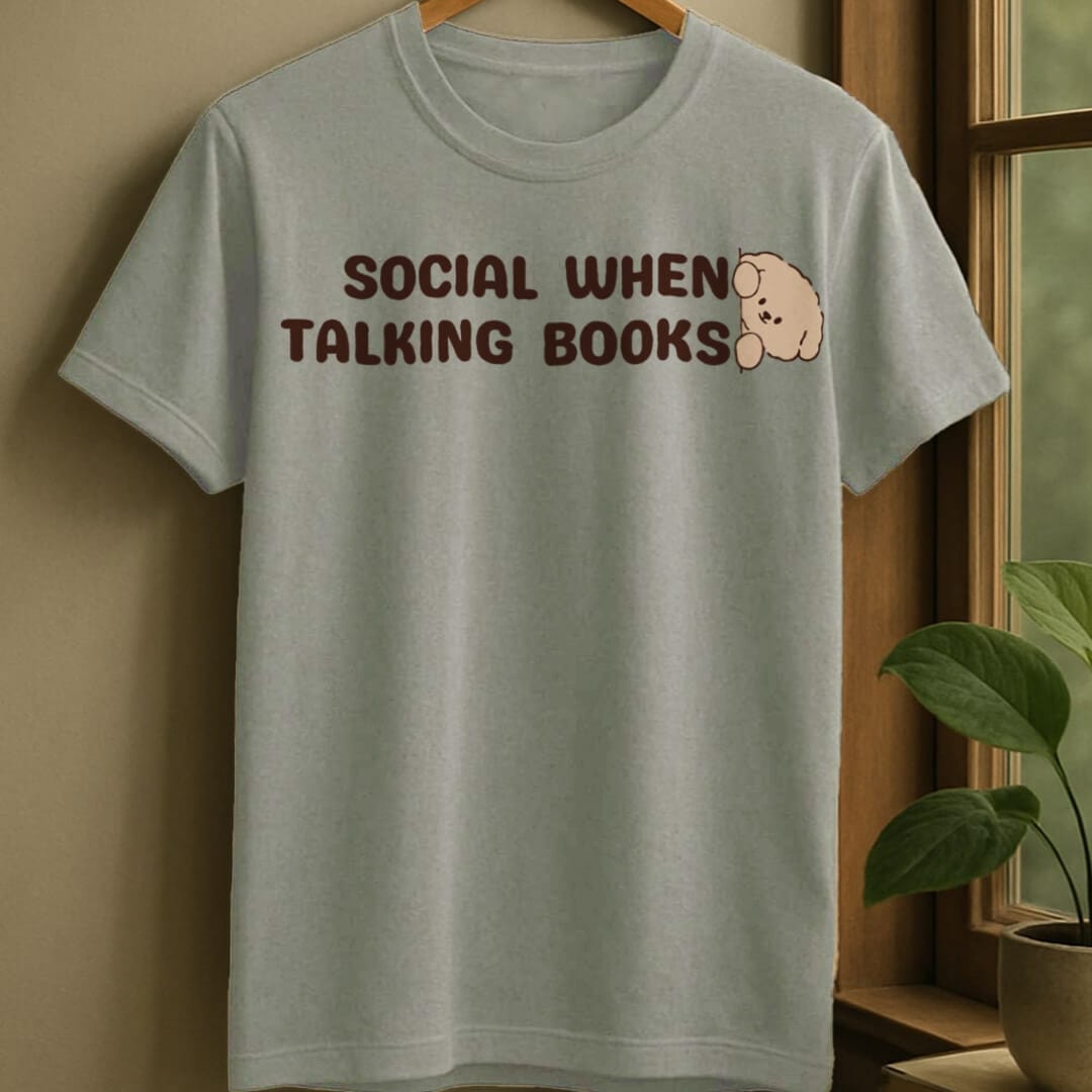 Sport Grey / S Social when books t-shirt