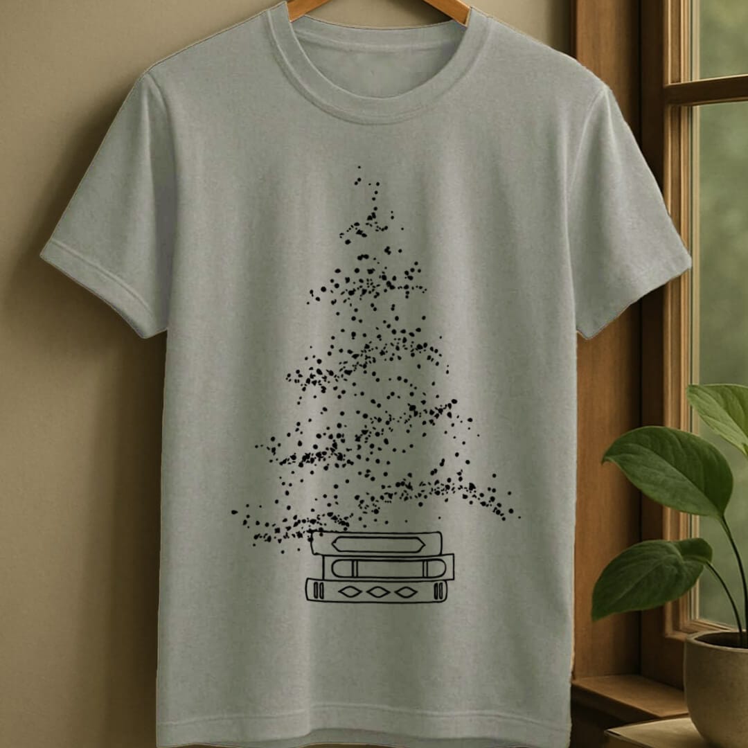 Sport Grey / S Sparkling book tree t-shirt