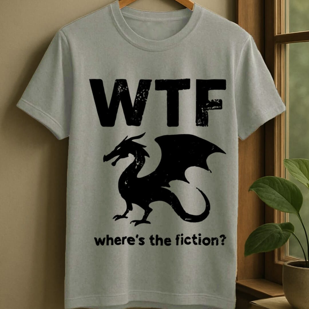 Sport Grey / S Where's the fiction t-shirt