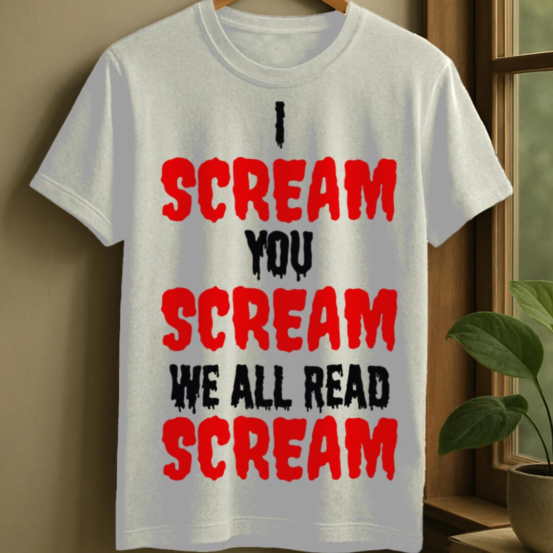 White / S All scream t-shirt