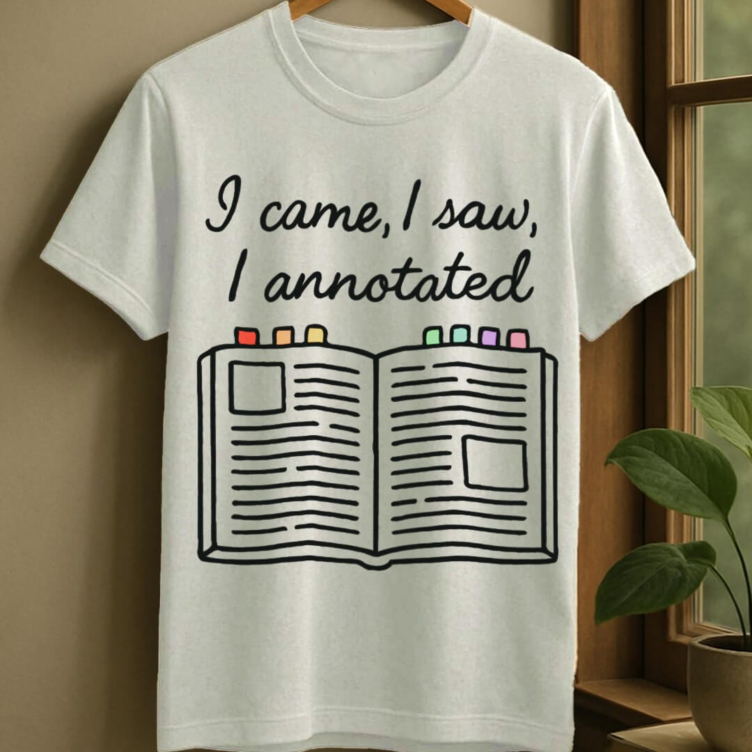 White / S Annotator t-shirt