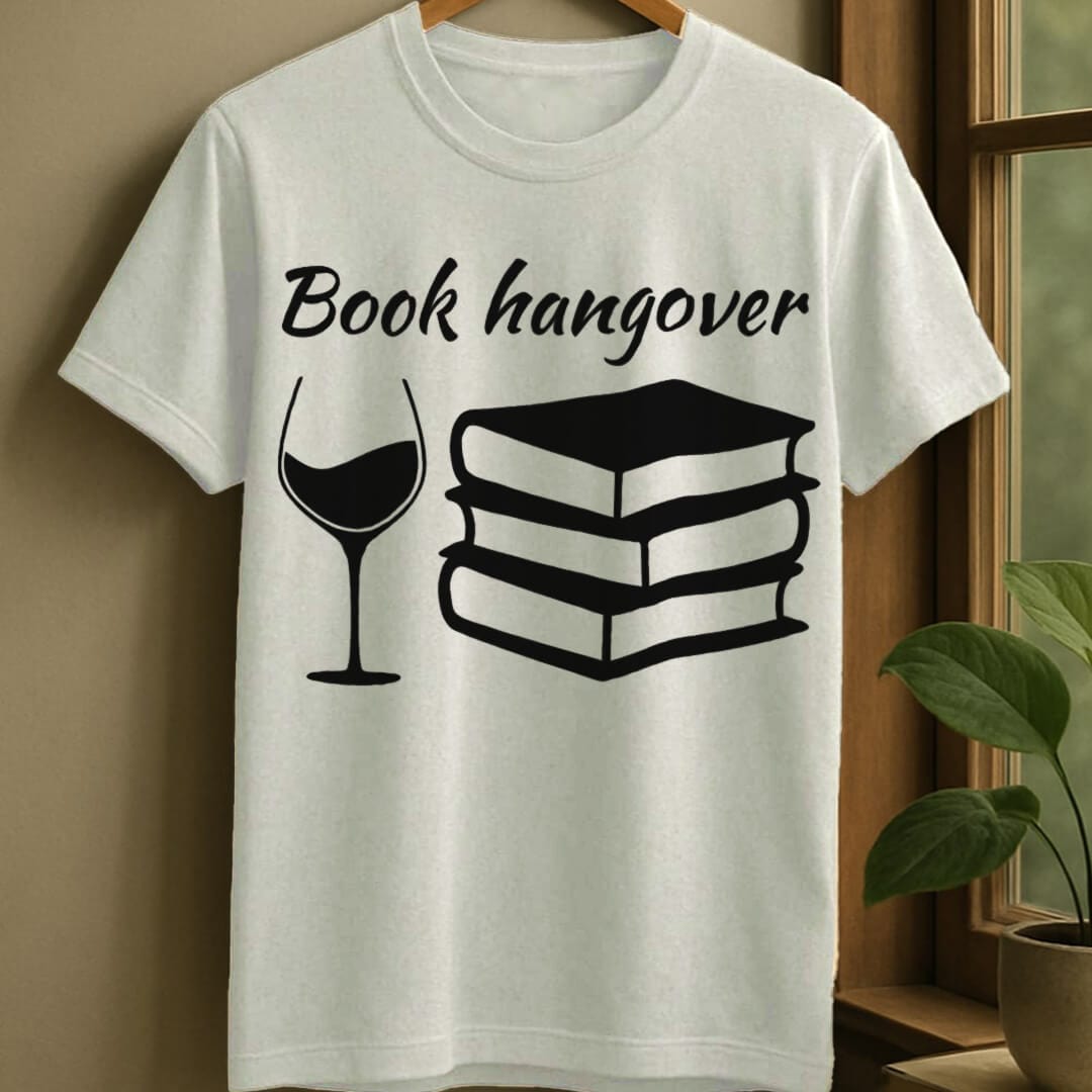 White / S Book hangover t-shirt
