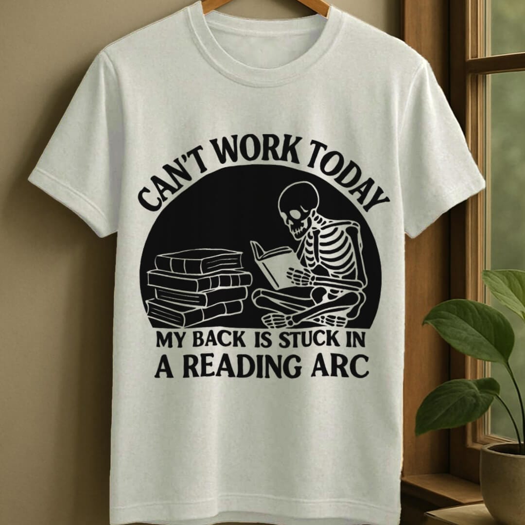 White / S Can't work t-shirt