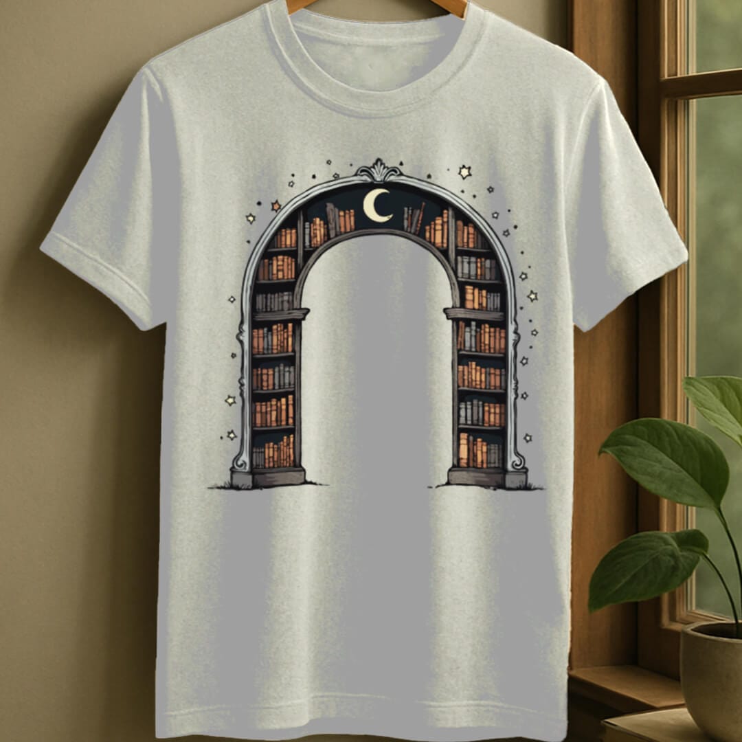 White / S Celestial archives t-shirt