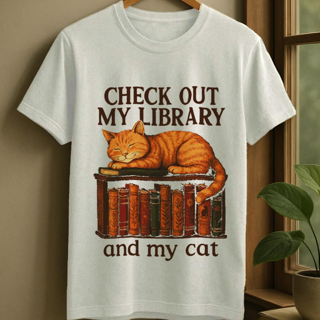 White / S Check it out t-shirt