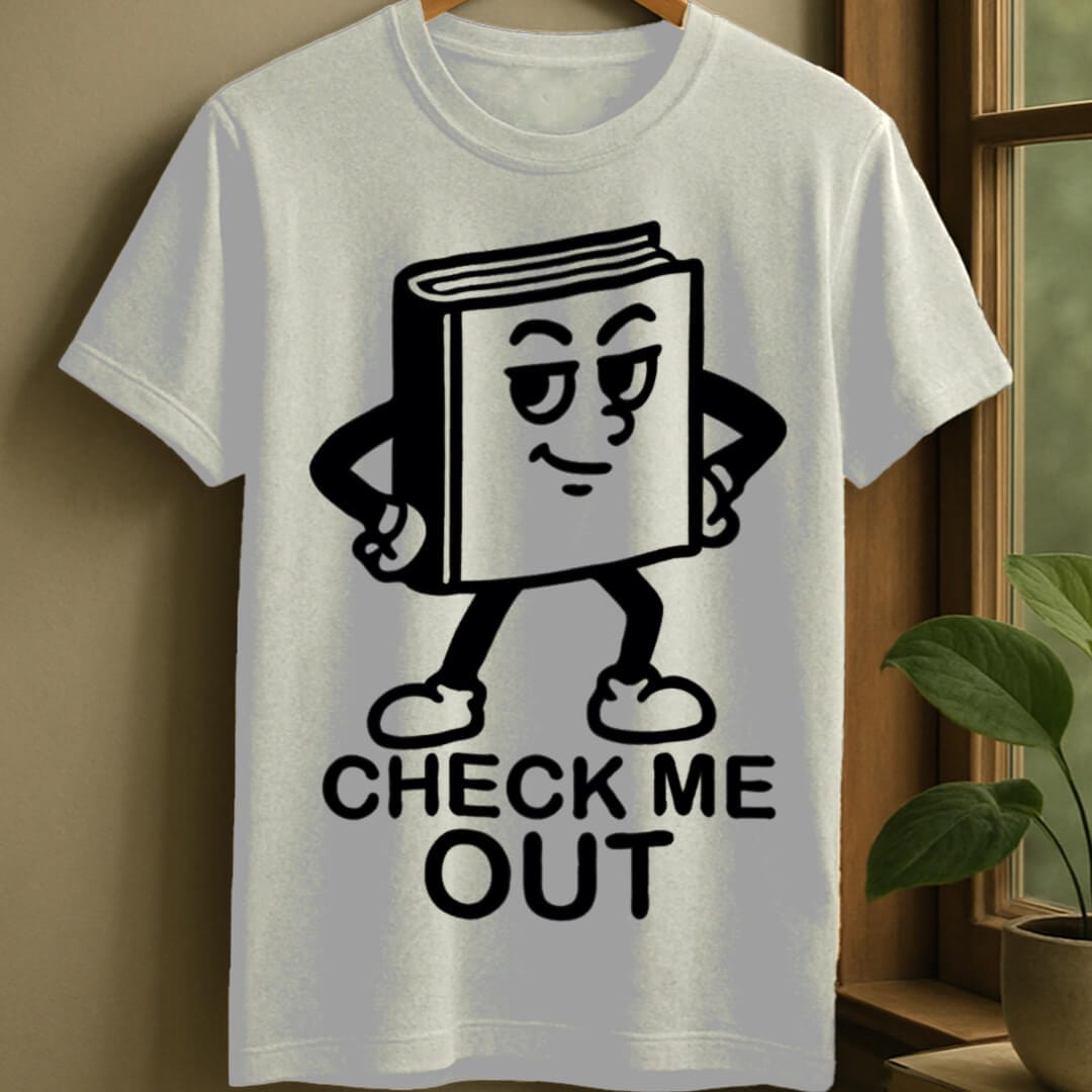 White / S Check me out t-shirt