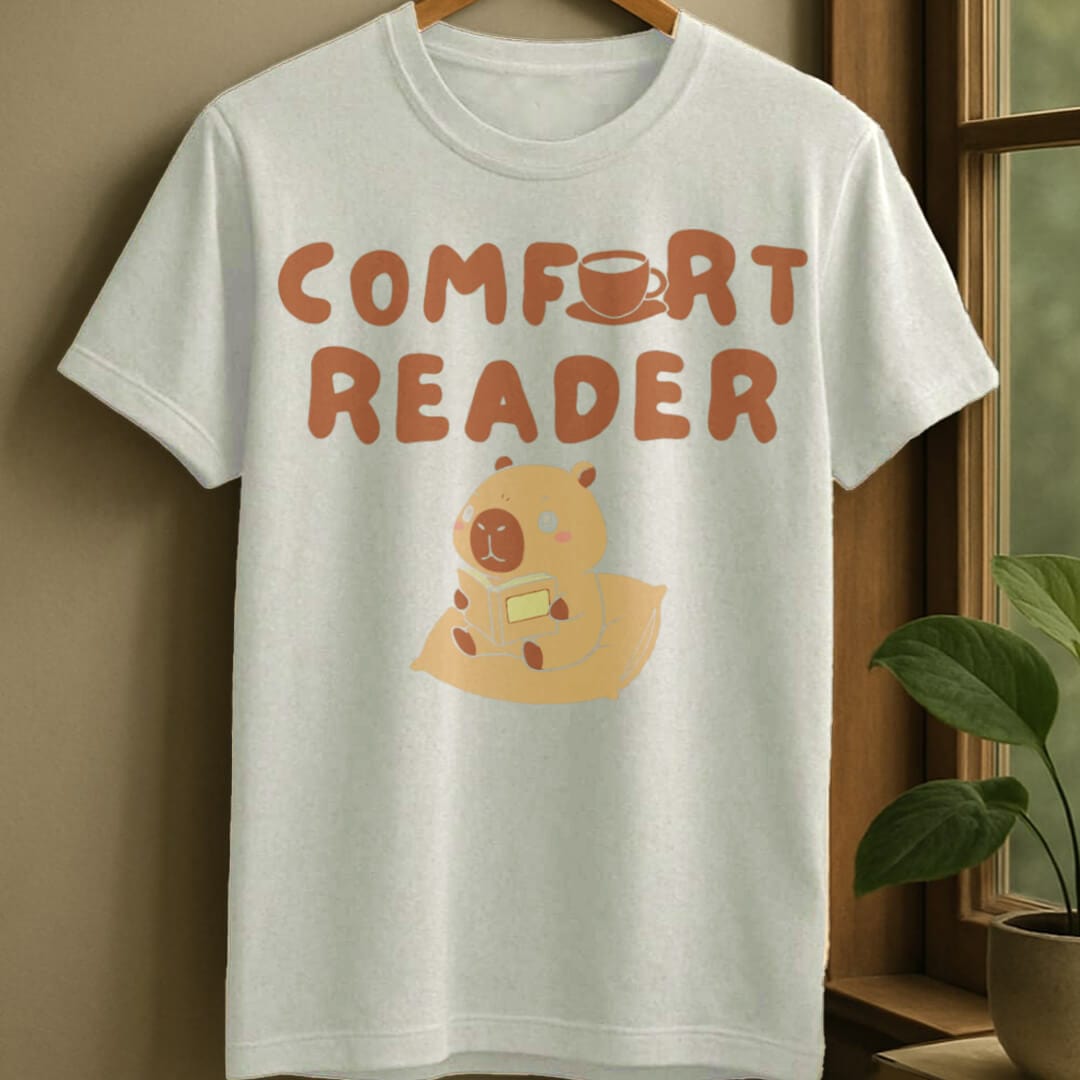 White / S Comfort reader t-shirt
