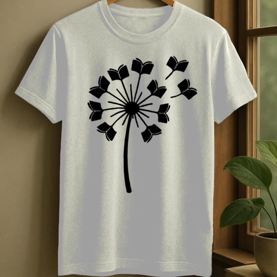 White / S Dandelion t-shirt