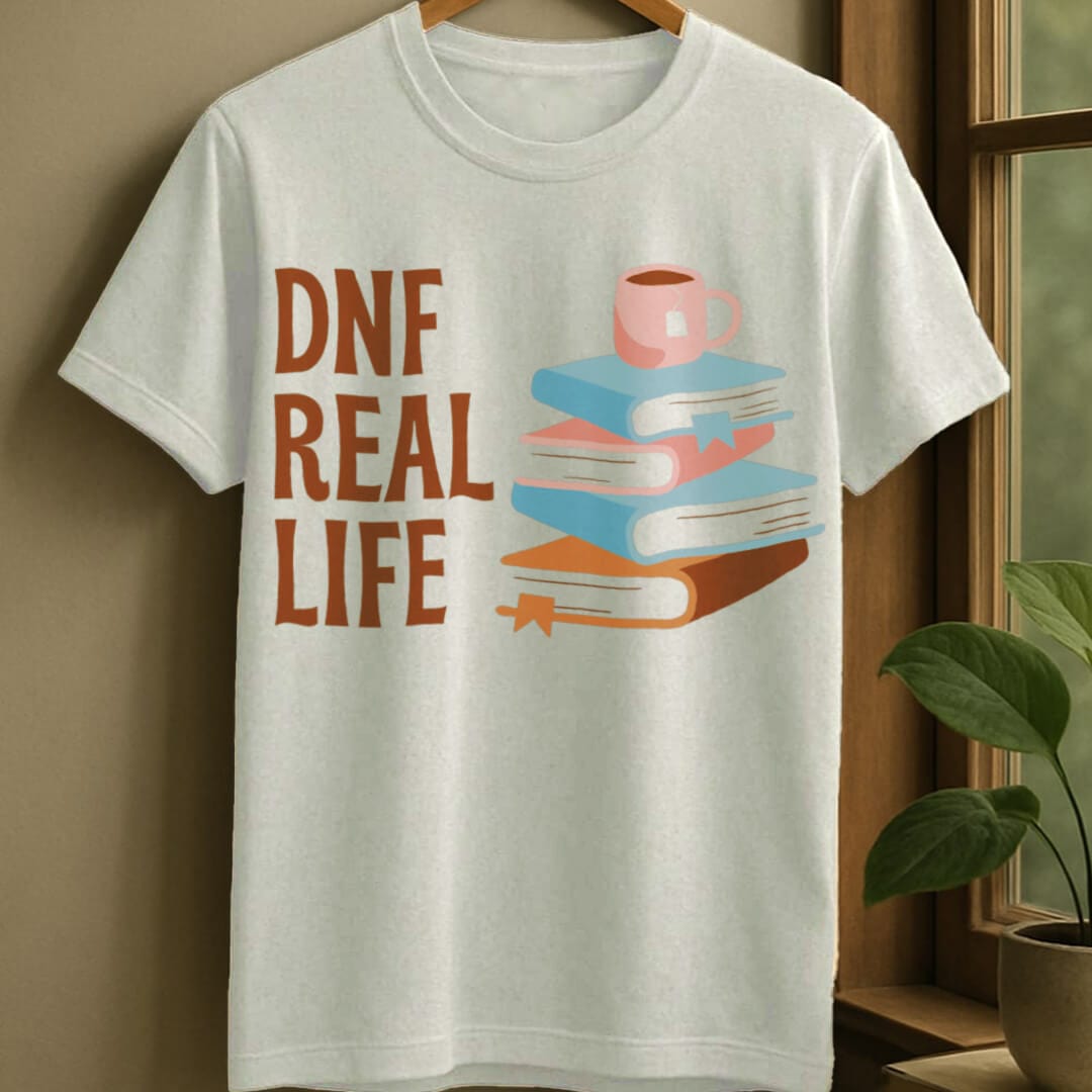 White / S DNF real life t-shirt