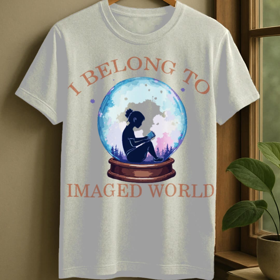 White / S Fantasy reader t-shirt