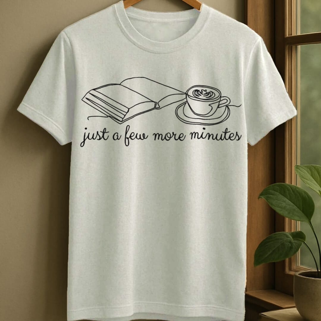 White / S Few more minutes t-shirt