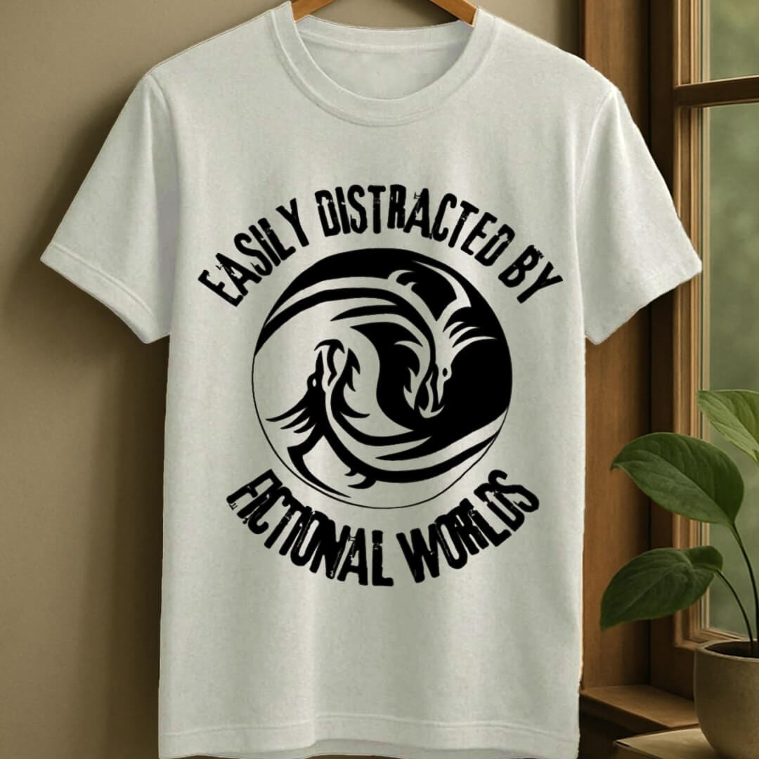 White / S Fiction distracted t-shirt