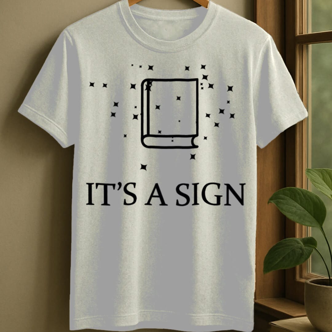 White / S It's a sign t-shirt