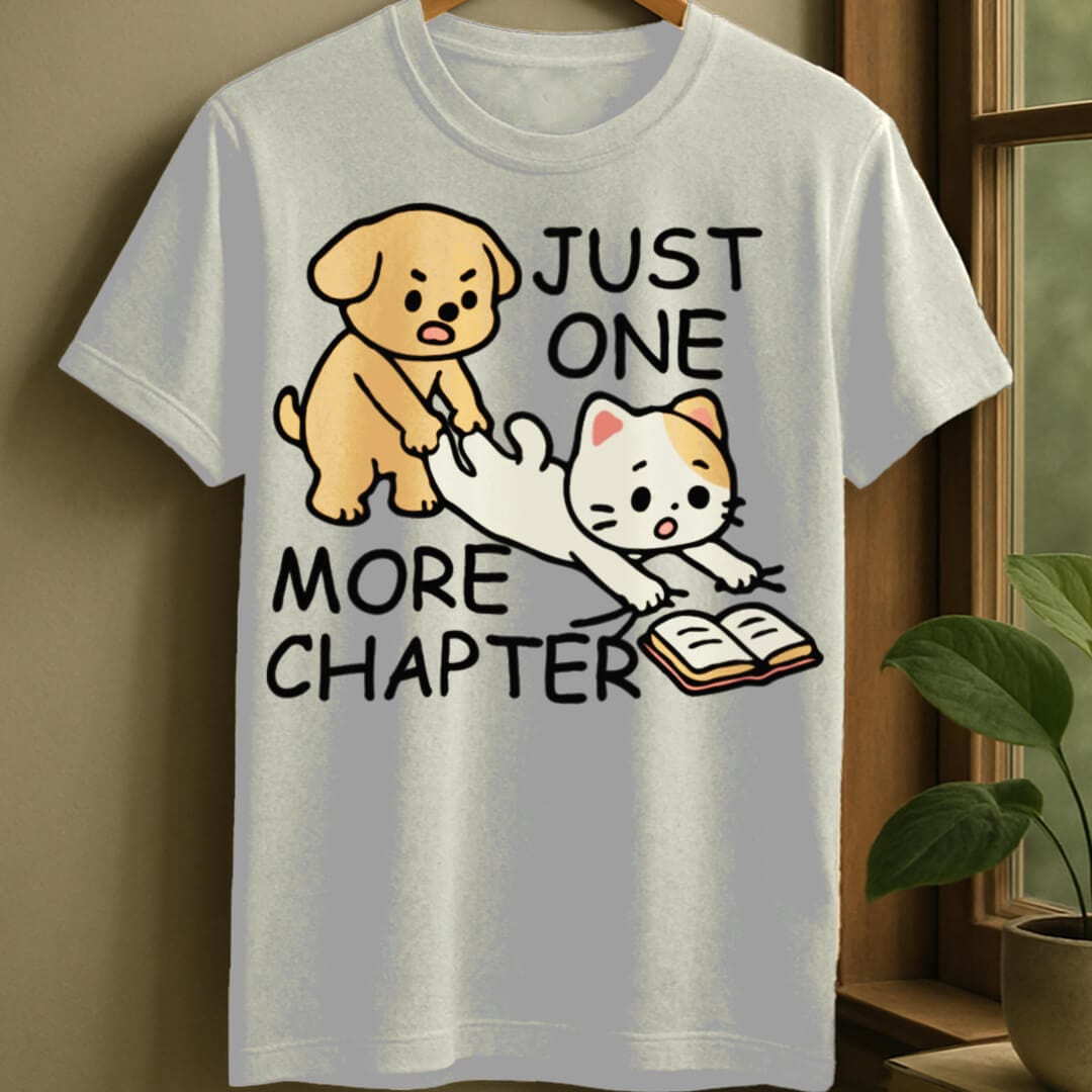 White / S Just one more chapter t-shirt