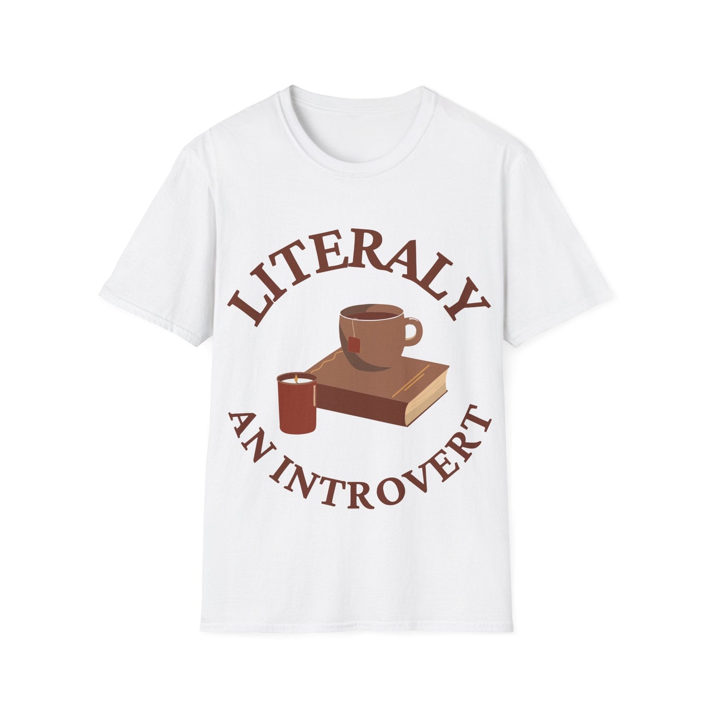 White / S Literaly introvert t-shirt