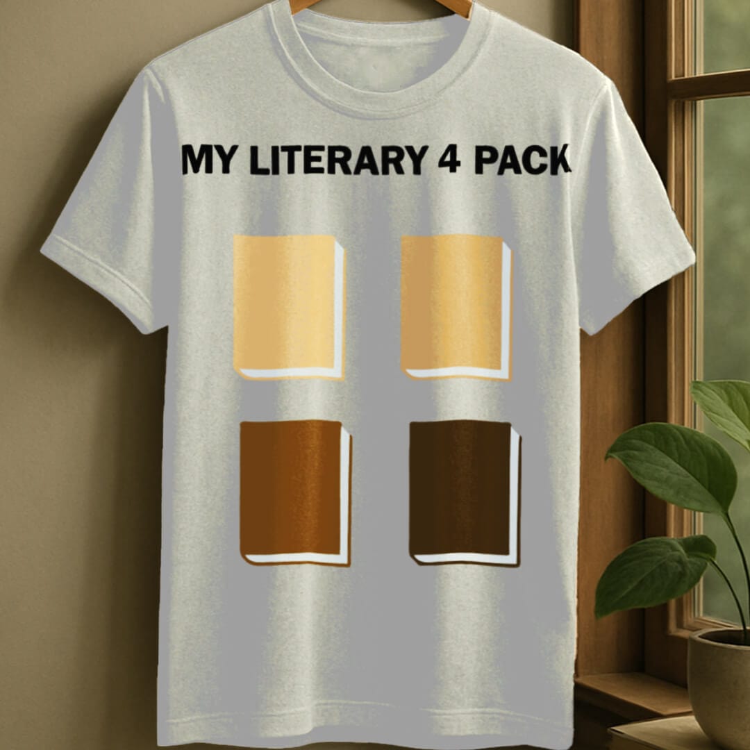 White / S Literary packs t-shirt