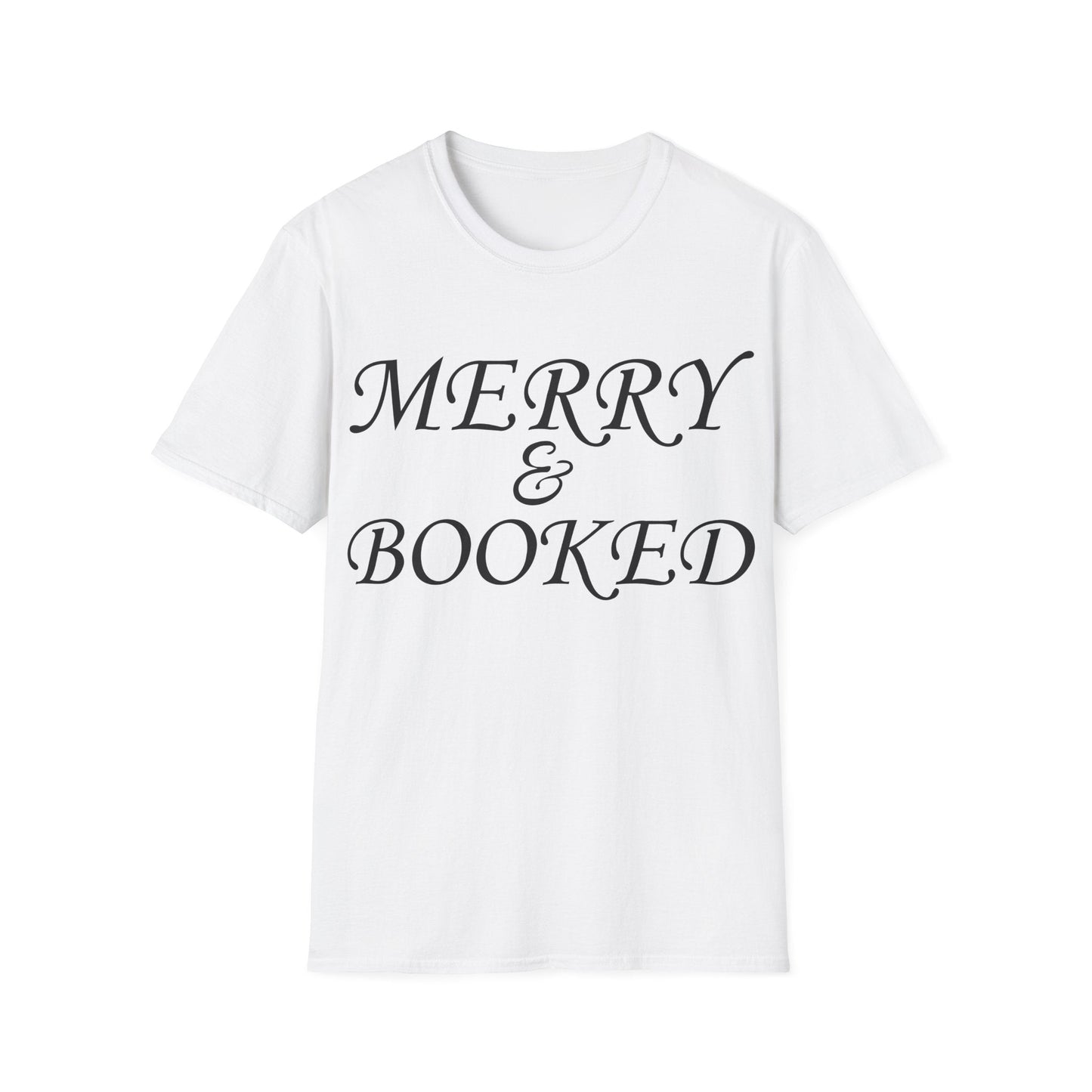 White / S Merry & booked t-shirt