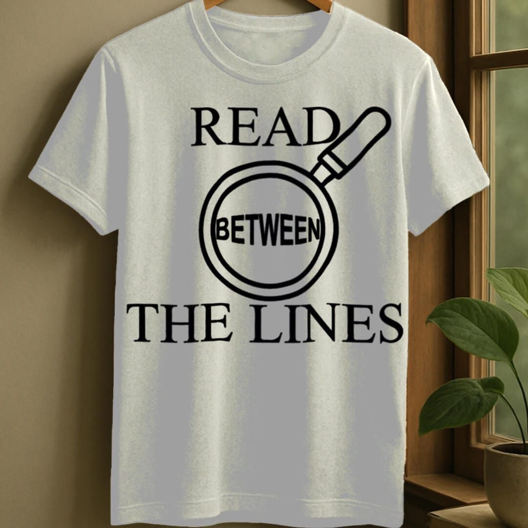 White / S Read between the lines t-shirt