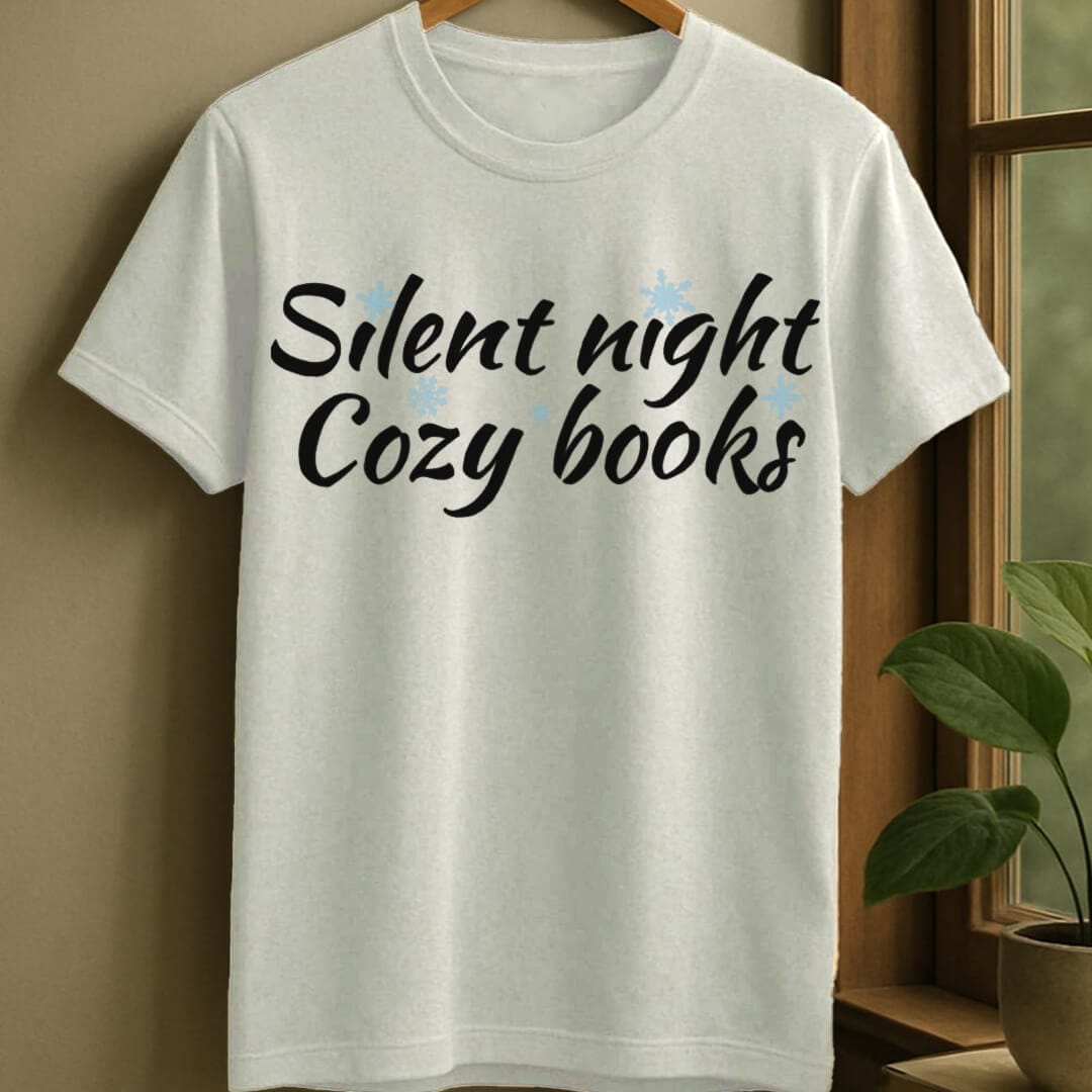 White / S Silent night t-shirt