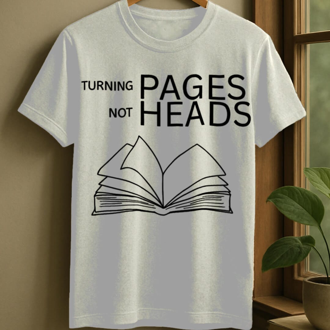 White / S Turning pages t-shirt