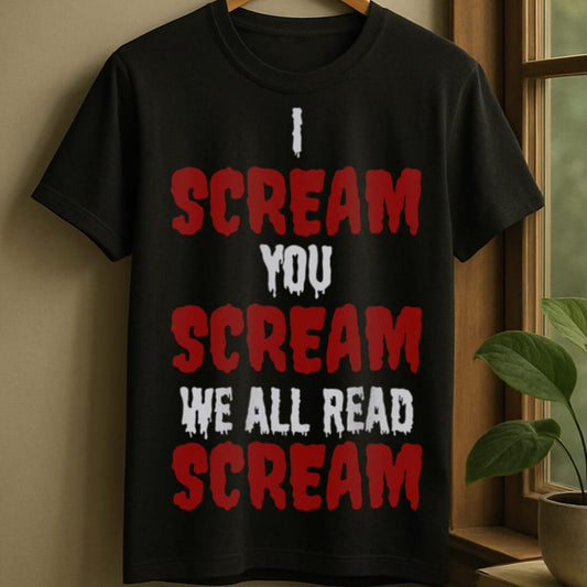 Black / S All scream t-shirt