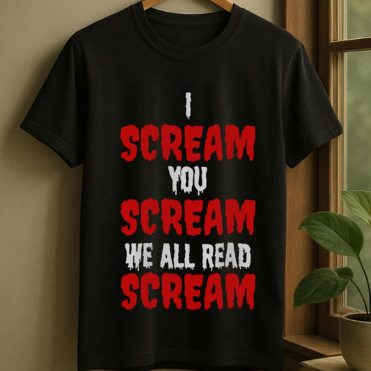 Black / S All scream t-shirt