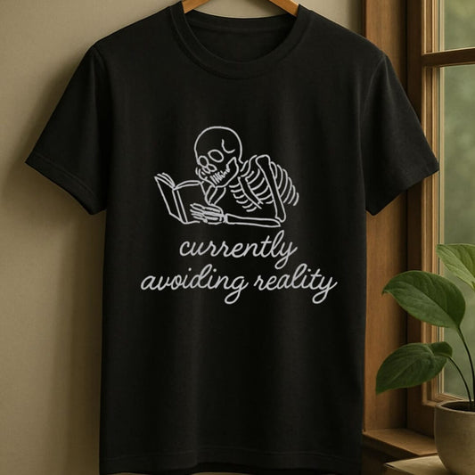 Black / S Avoiding reality t-shirt