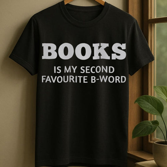 Black / S B word t-shirt