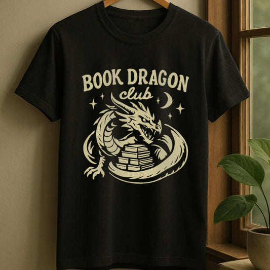 Black / S Book dragon club t-shirt