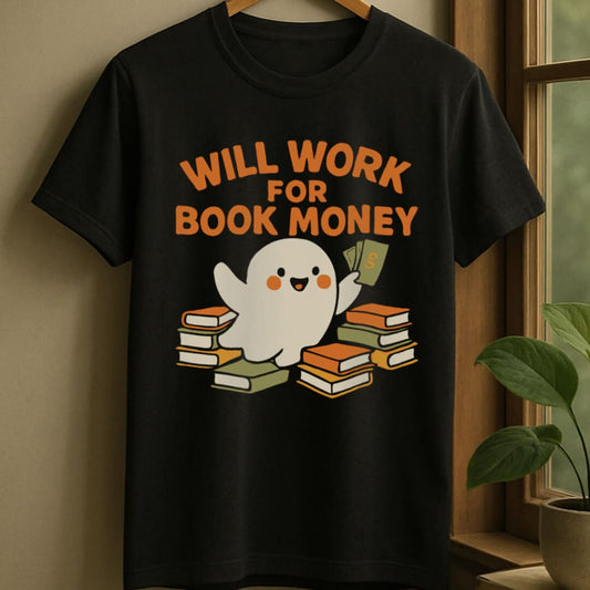 Black / S Book money t-shirt