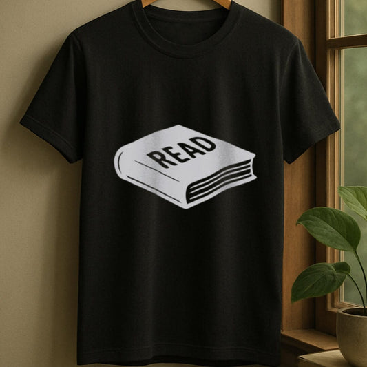 Black / S Book shadow t-shirt