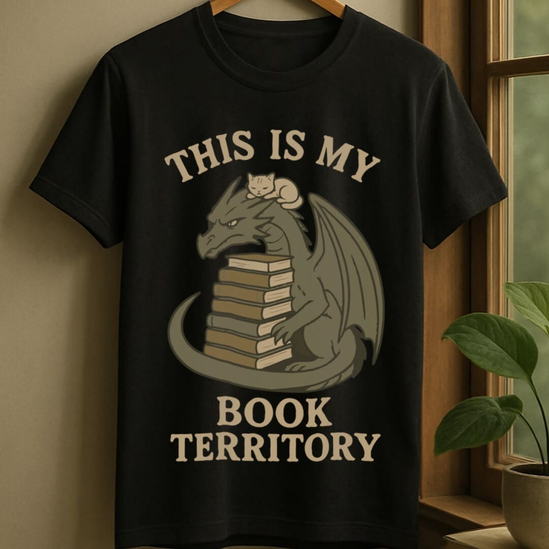 Black / S Book territory t-shirt