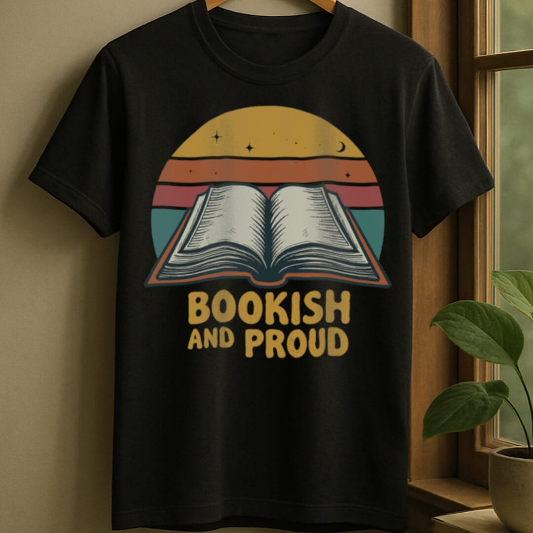 Black / S Bookish pride t-shirt