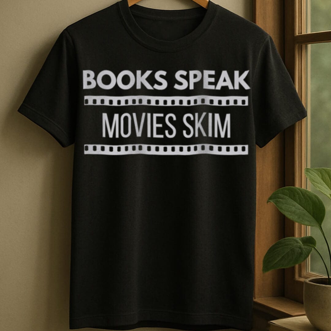 Black / S Books speak t-shirt