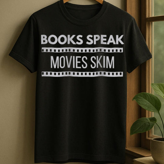 Black / S Books speak t-shirt