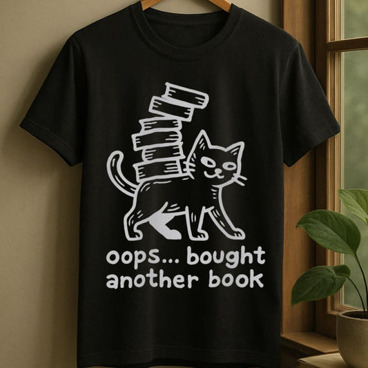 Black / S Bought another book t-shirt