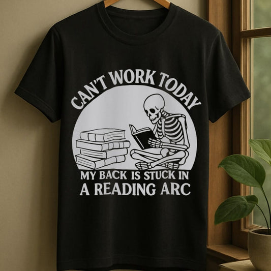 Black / S Can't work t-shirt