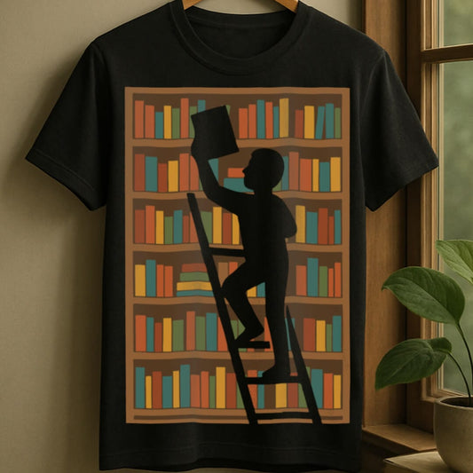 Black / S Choosing book t-shirt
