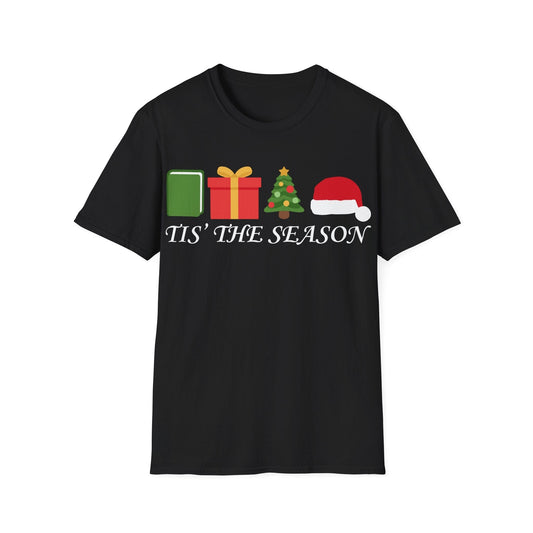 Black / S Christmas season t-shirt