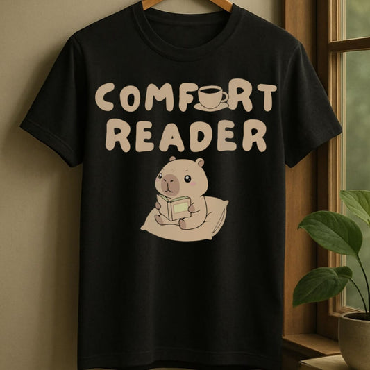 Black / S Comfort reader t-shirt