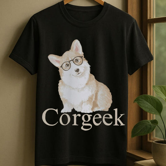 Black / S Corgeek t-shirt